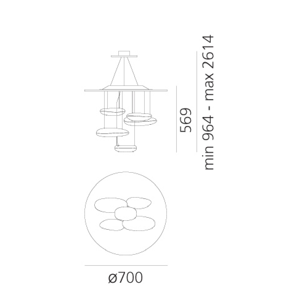 Artemide Mercury Mini Sospensione LED Pendelleuchte