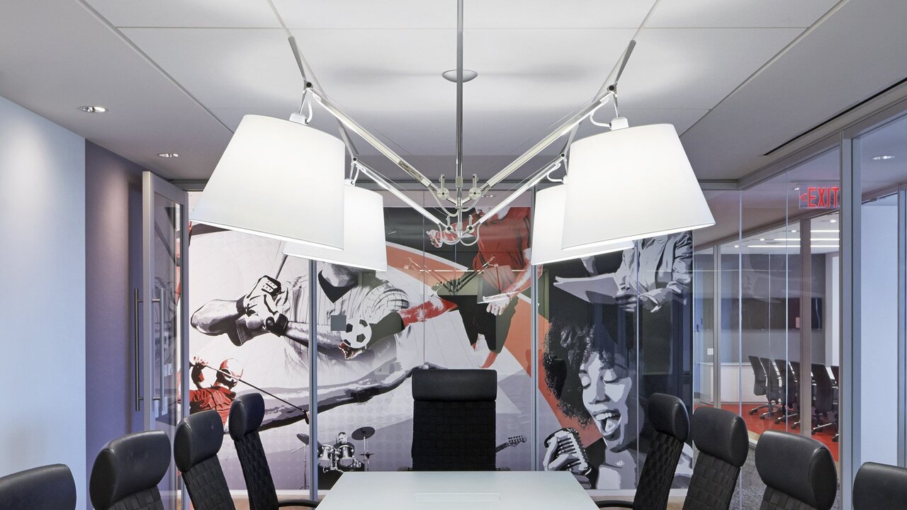 Artemide Tolomeo Basculante Suspension 2 Bracci