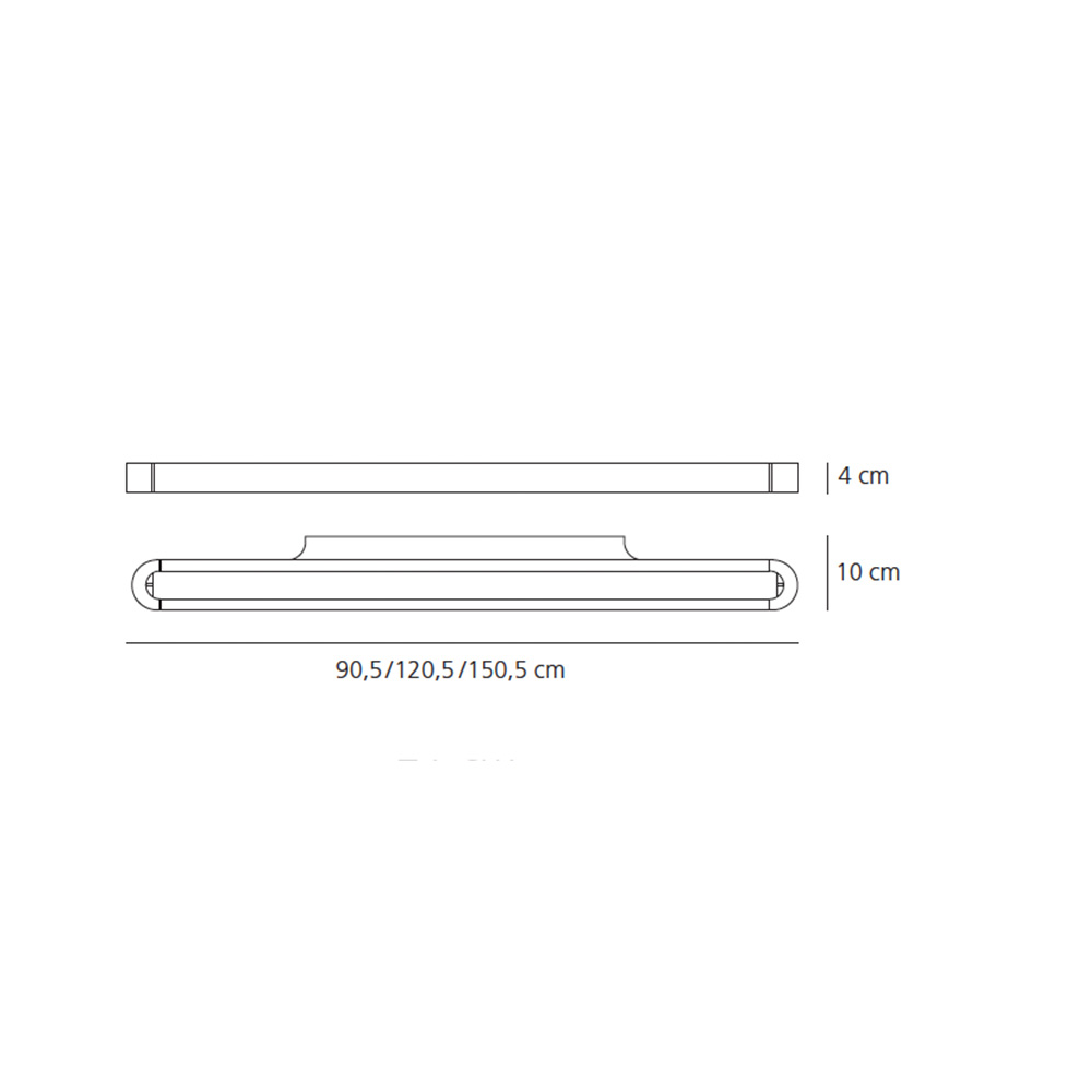 Artemide Talo 150 LED Nicht Dimmbar Wandleuchte 