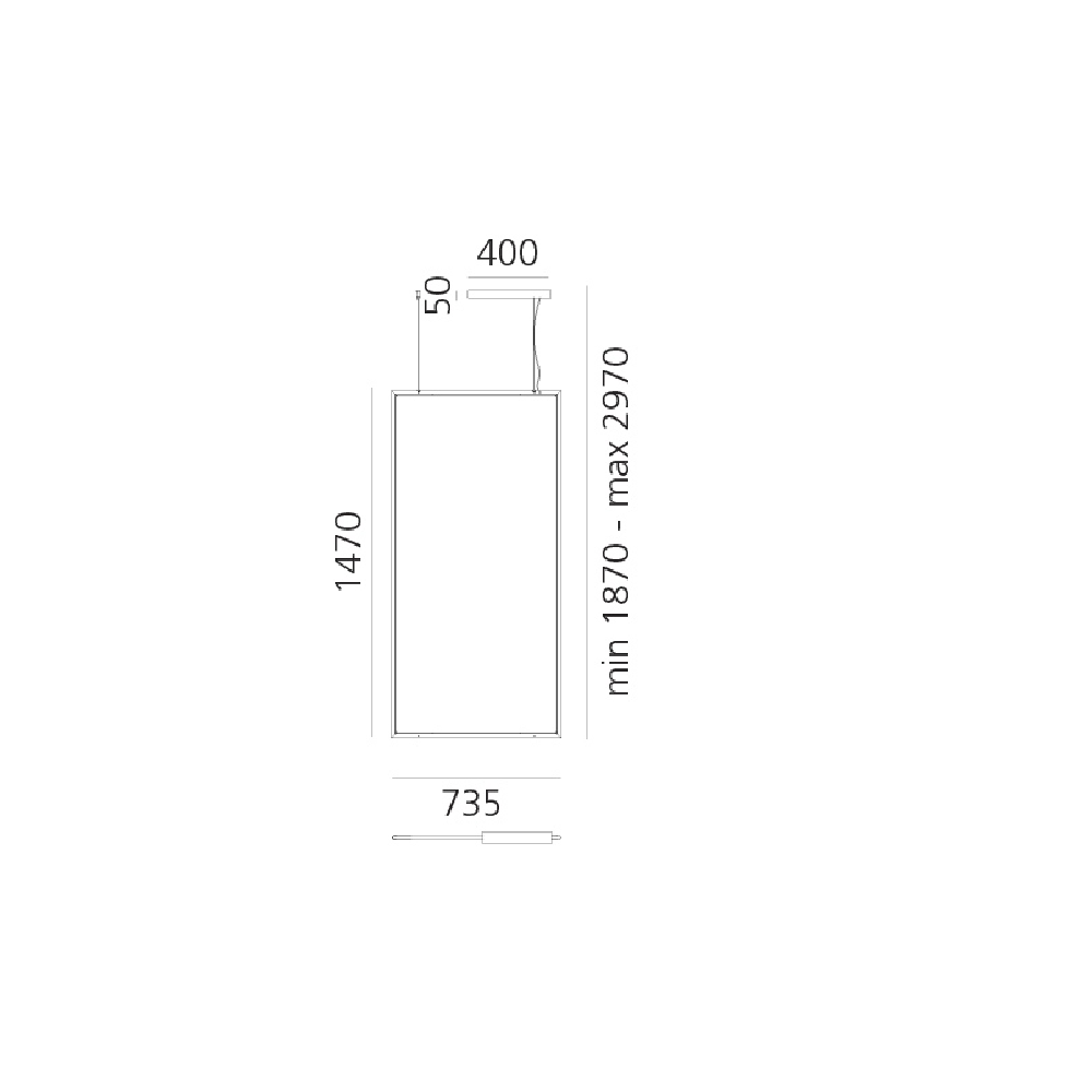 Artemide Discovery Space Rectangular RGBW Pendelleuchte