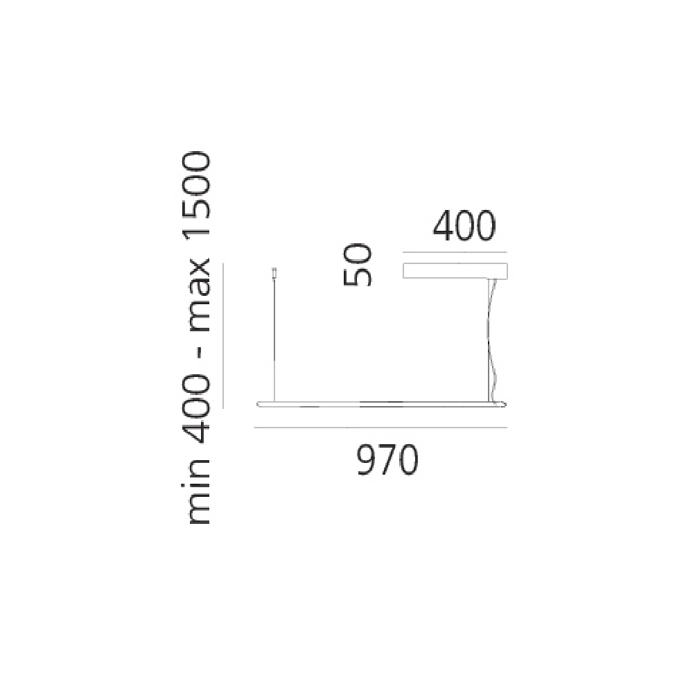 Artemide Discovery Space Square TW Pendelleuchte