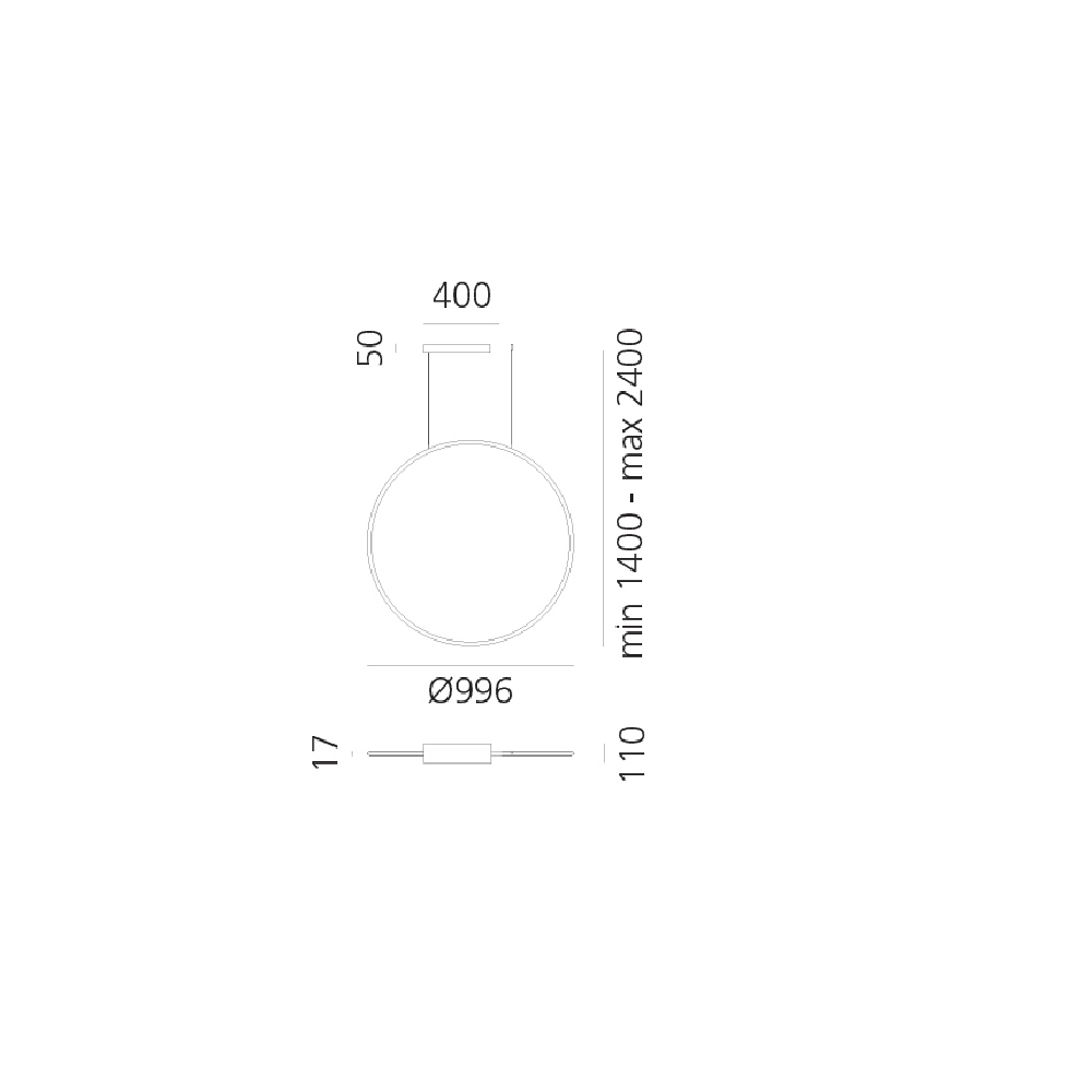 Artemide Discovery Vertical 100 RGBW Suspension