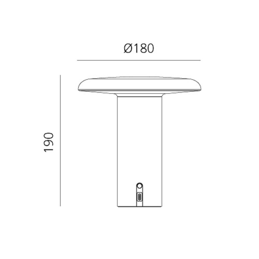 Artemide Takku - Tischleuchte