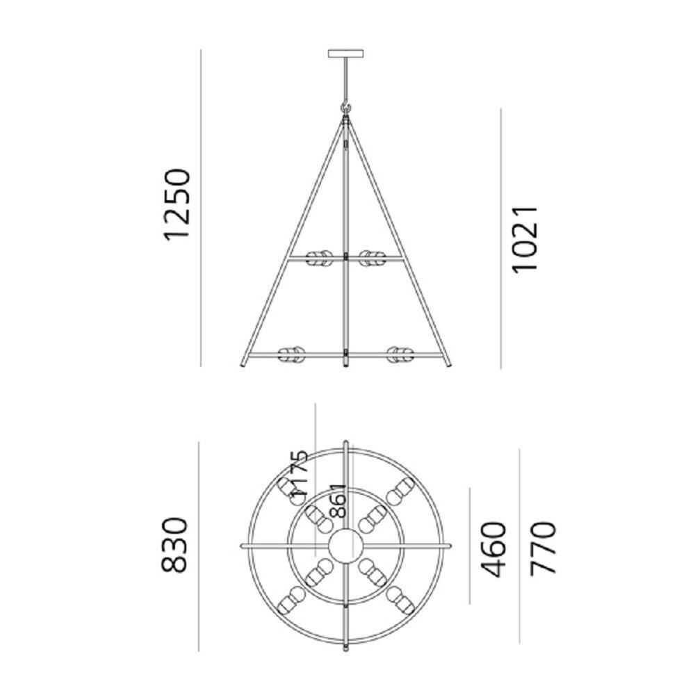 Artemide El Poris 80 - Pendelleuchte