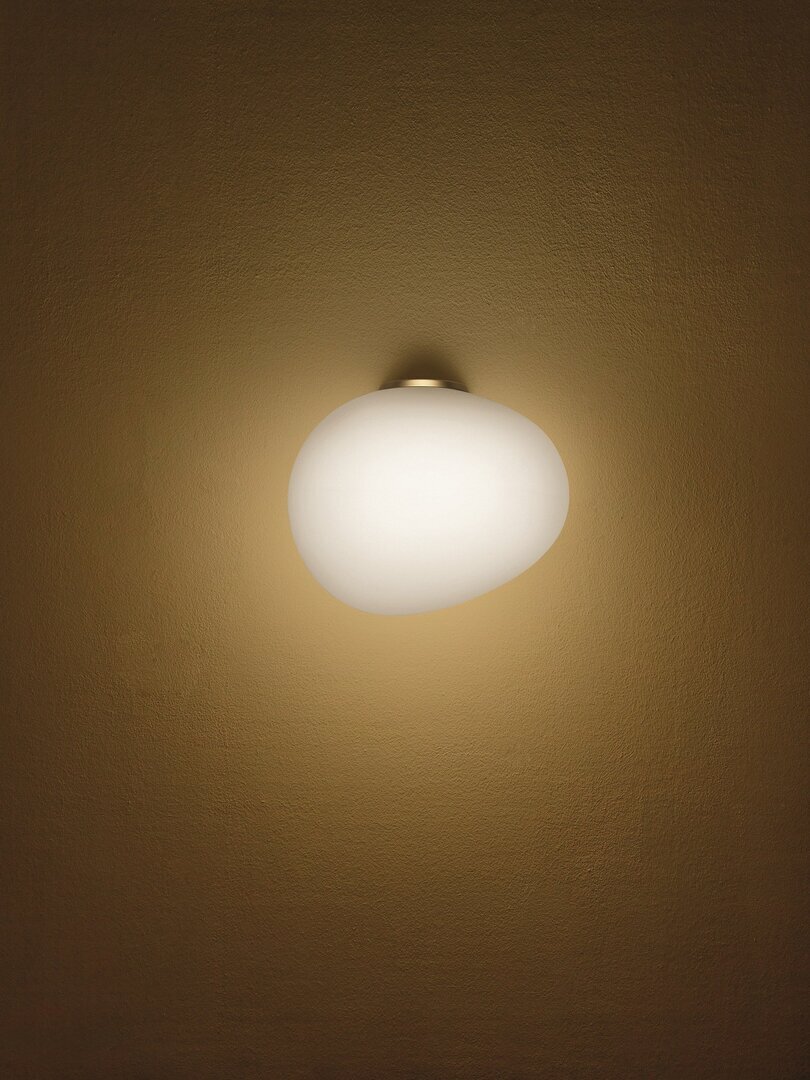Foscarini Gregg semi Parete / Wandleuchte - Oro/Bianco