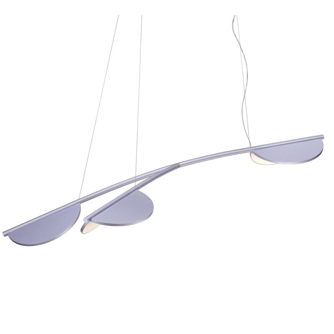Flos Pendelleuchte Almendra Organic S3 von Flos  Lilac Metallized, Kurz