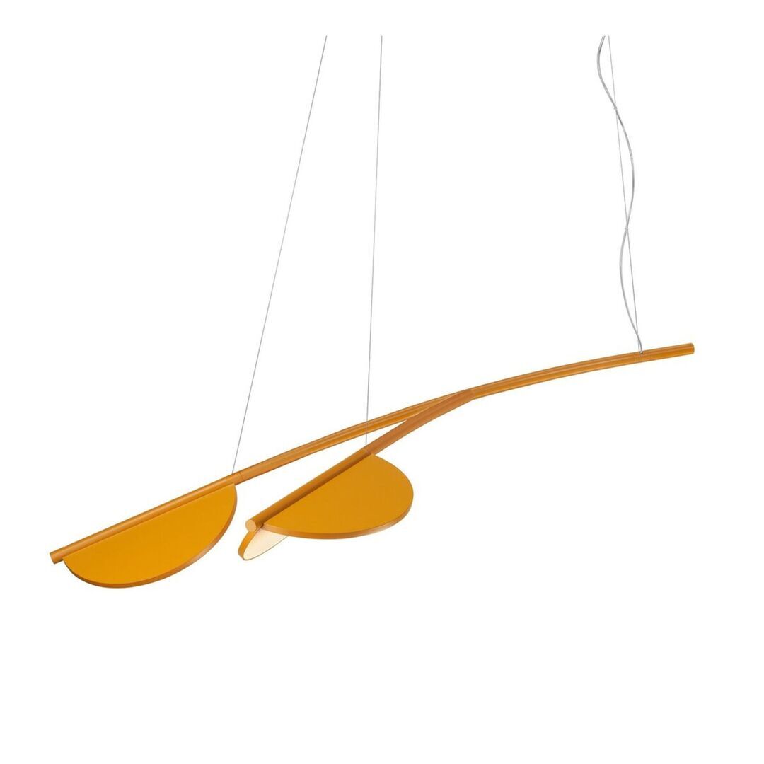 Flos Pendelleuchte Almendra Organic S2 von Flos  Ocher, Kurz