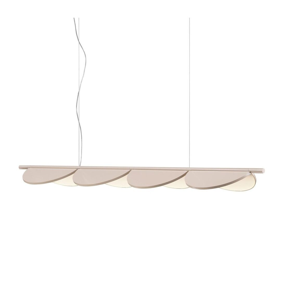 Flos Pendelleuchte Almendra Linear S4 von Flos  Nude