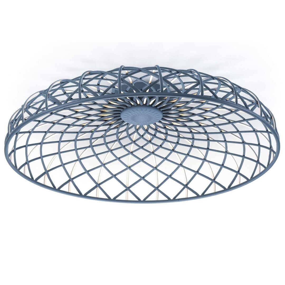 Flos C-Deckenleuchte Skynest von Flos  Türkisblau
