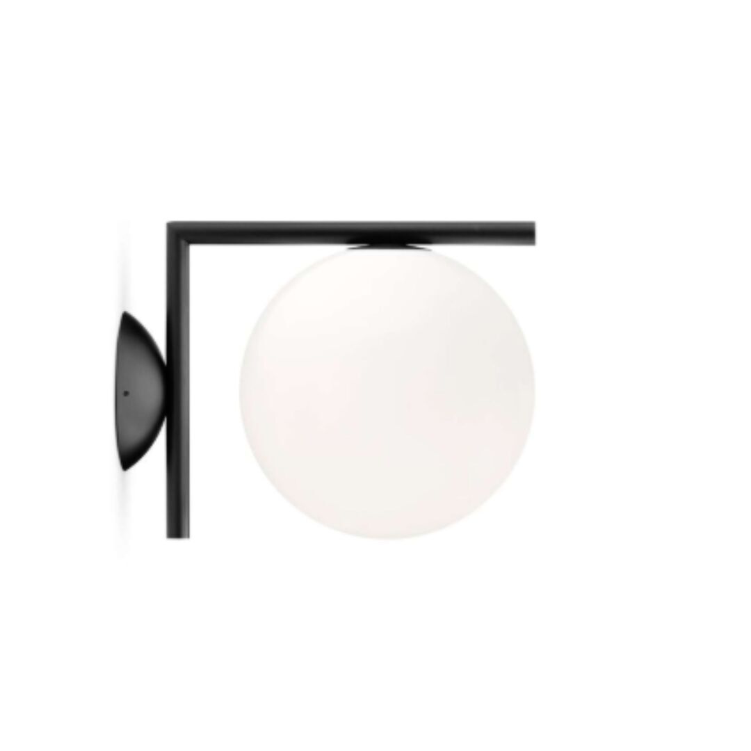 Flos Ceiling/Wall Double IC Lights von Flos  Black, IC Lights C/W1 Double