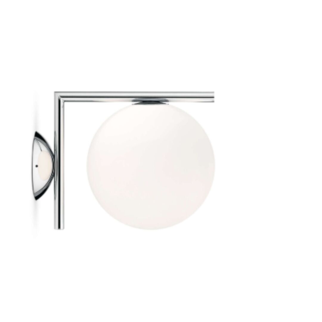 Flos Ceiling/Wall Double IC Lights von Flos  Chrome, IC Lights C/W1 Double
