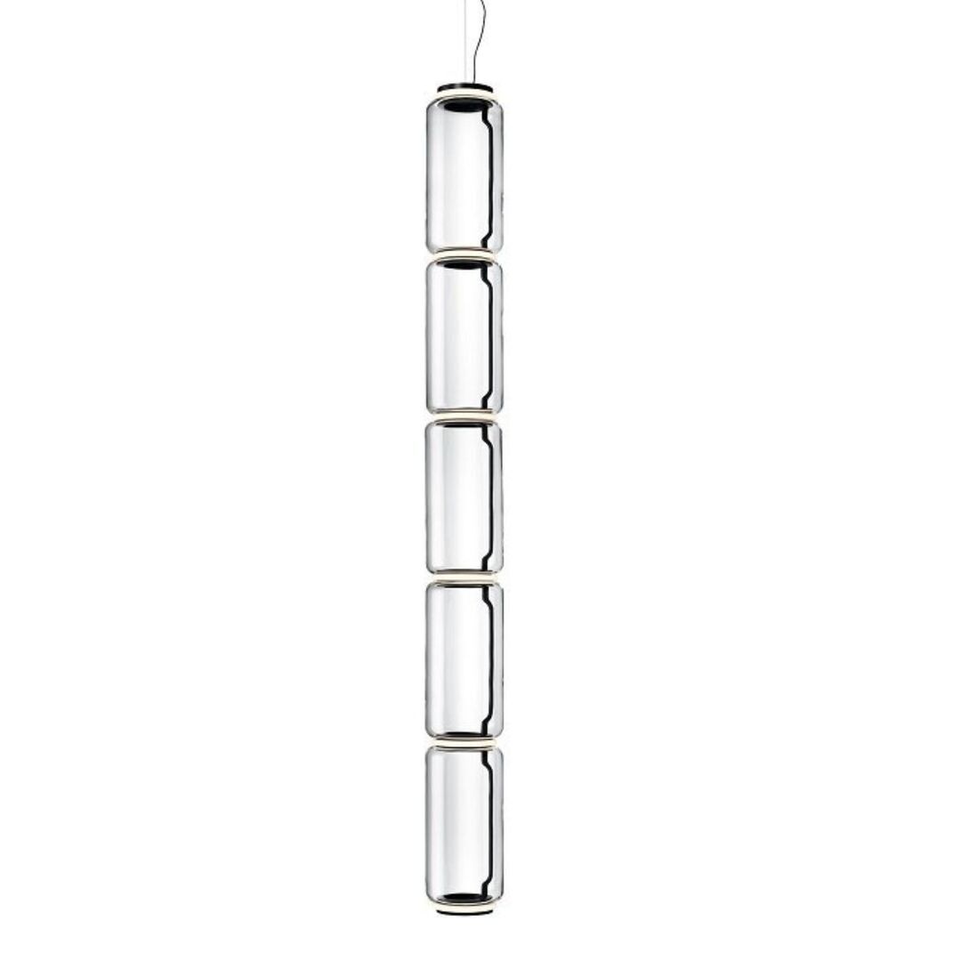 Flos Suspension Noctambule 5 High Cylinder von Flos  Schwarz