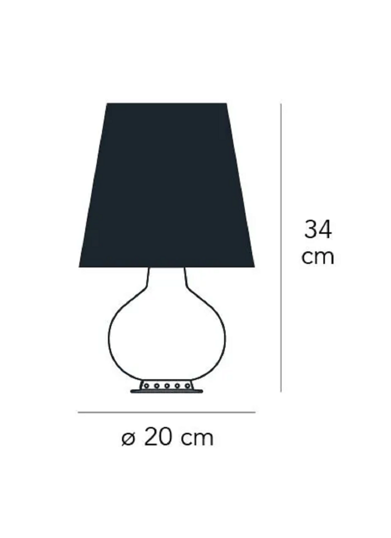 FontanaArte oberes Ersatzglas (Schirm) für 1853, 2198 und 3247 - Klein