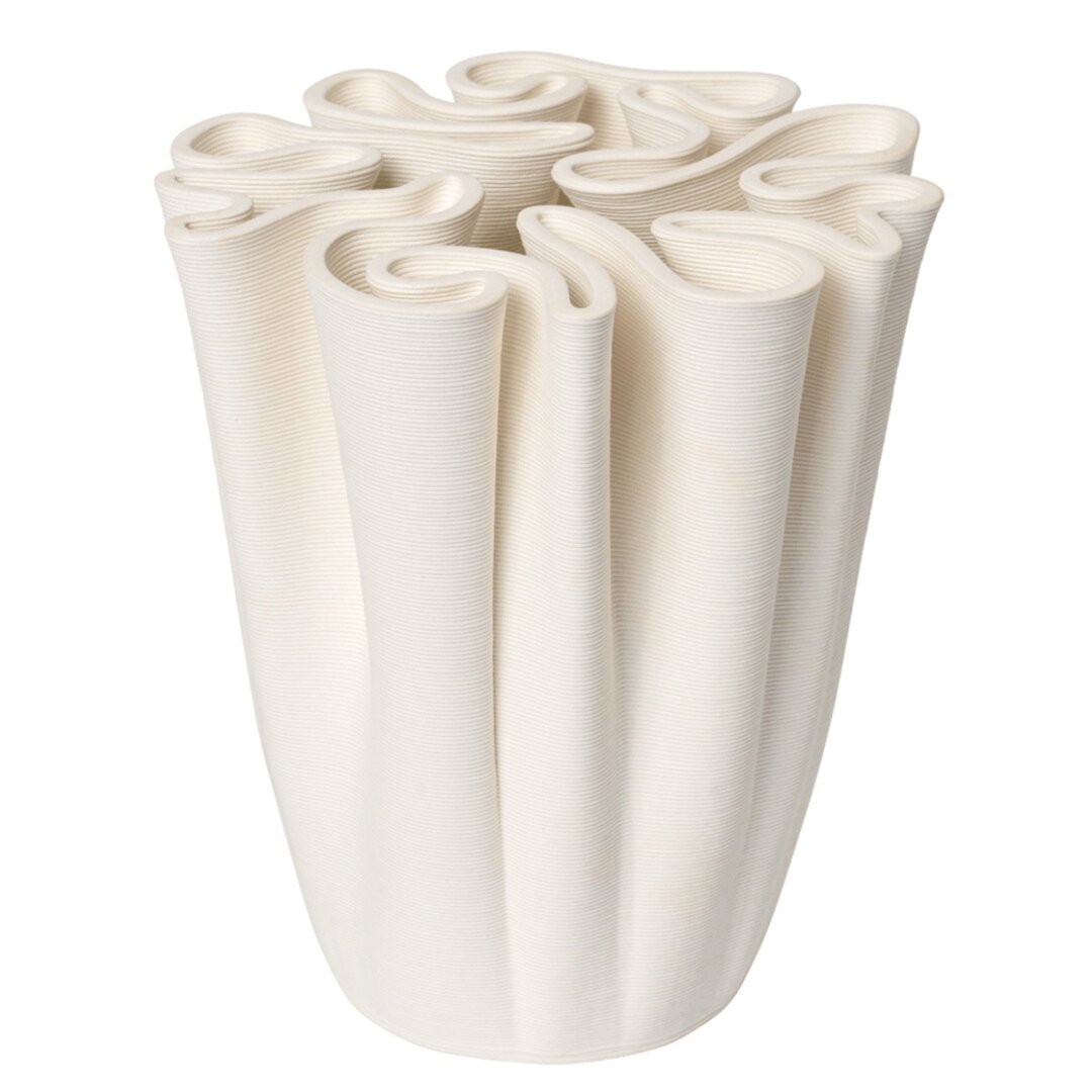 Ferm Living Dedali Vase - Vase - H18 - Off-White