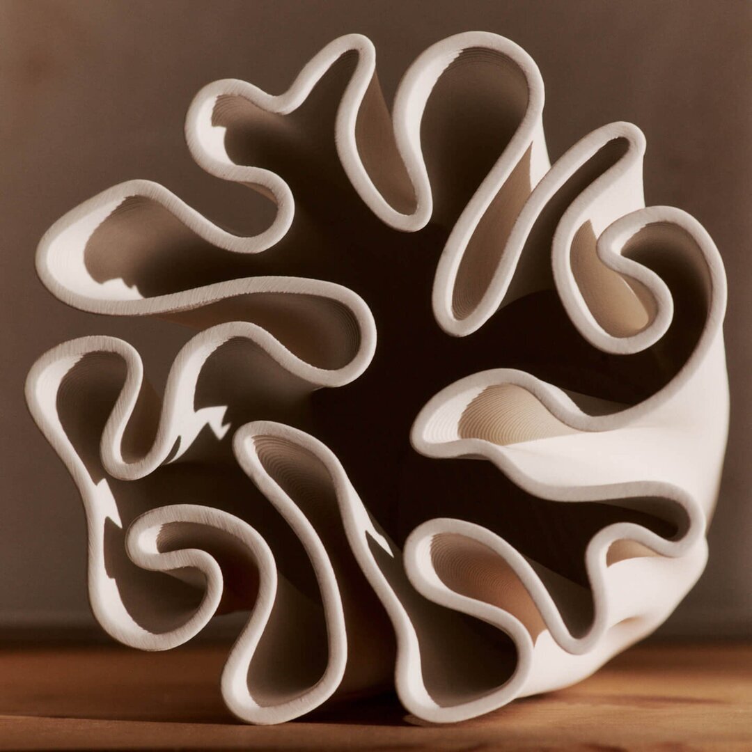 Ferm Living Dedali Vase - Vase - H18 - Off-White