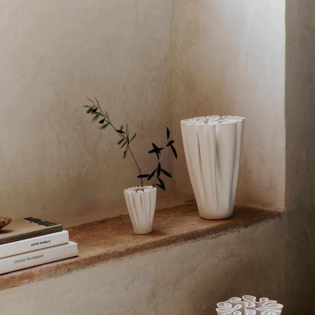 Ferm Living Dedali Vase - Vase - H18 - Off-White