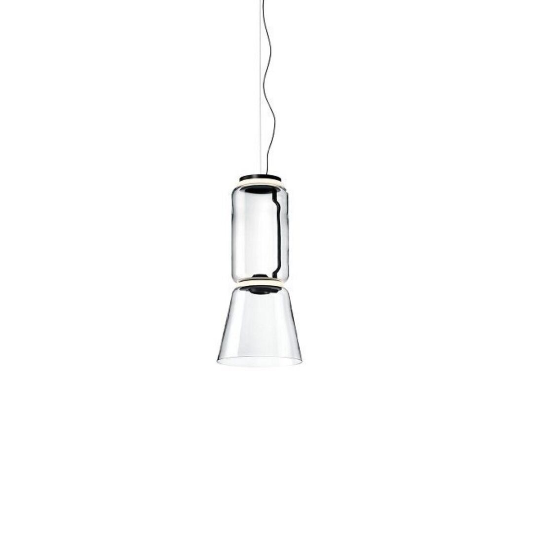 Flos  Suspension Noctambule 1 Low Cylinder and Cone von Flos  Schwarz