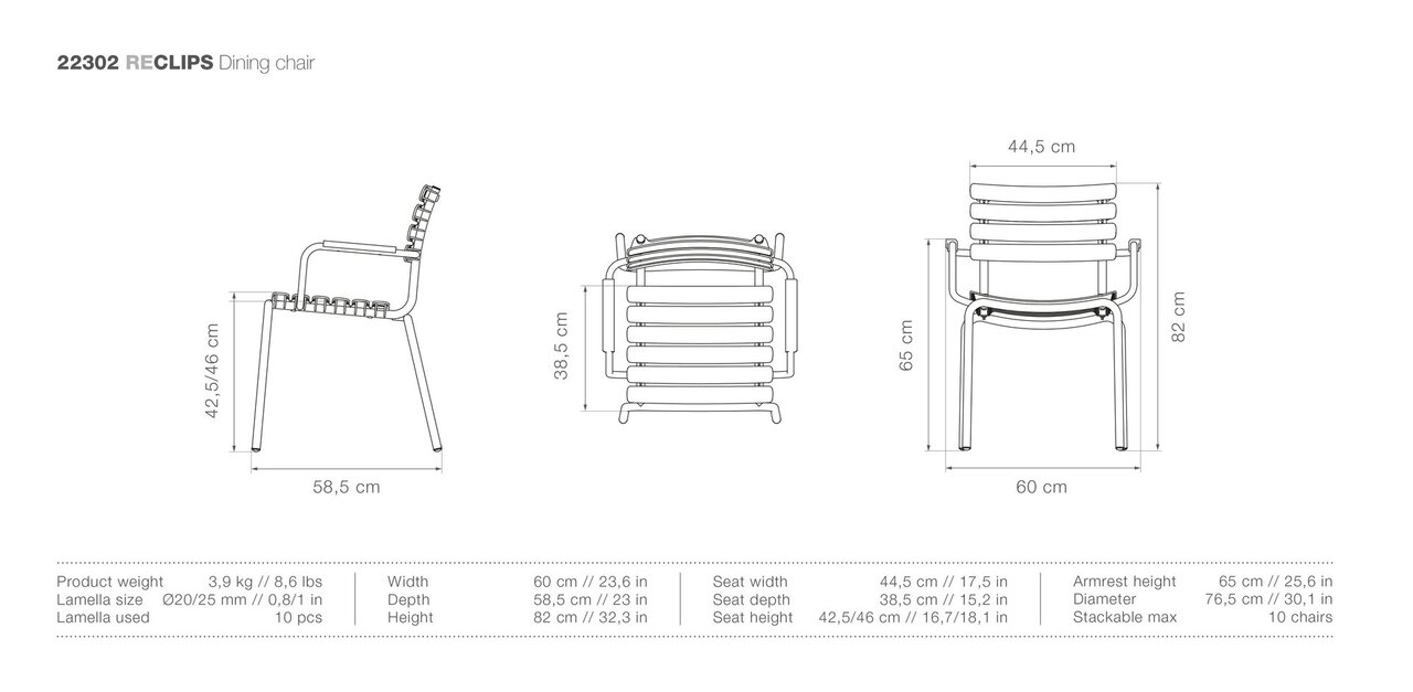Houe Clips Dining Chair