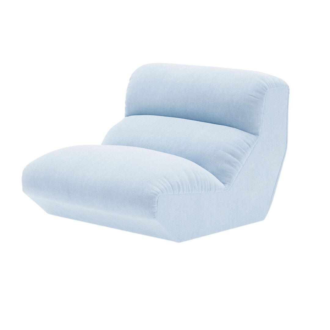 &Tradition Sofamodul Hi Lo AV54 von &Tradition Hellblau 0733 - Gentle