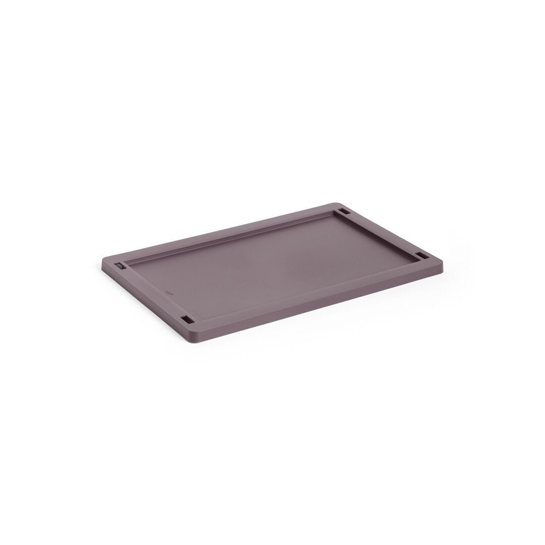 HAY Accessoires Colour Crate Lid Plastic Small von HAY  Bordeaux