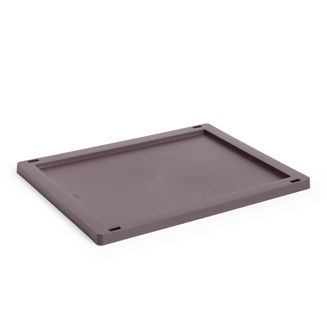 HAY Accessoires Colour Crate Lid Plastic Medium von Hay Bordeaux