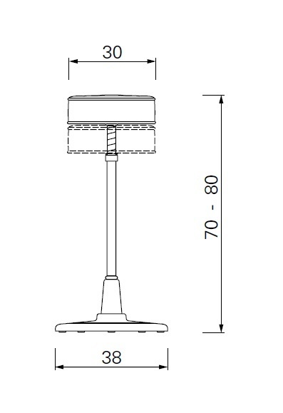 ClassiCon Bar Stool No. 1
