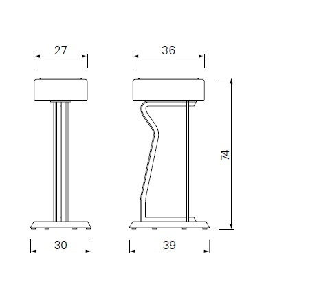 ClassiCon Bar Stool No. 2