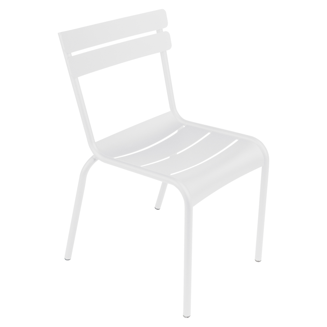 Fermob Luxembourg - Stuhl aus Stahl - 2er Set - Preis pro Stuhl - Baumwollweiß
