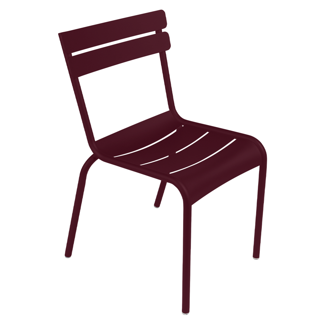 Fermob Luxembourg - Stuhl aus Stahl - 2er Set - Preis pro Stuhl - Schwarzkirsche