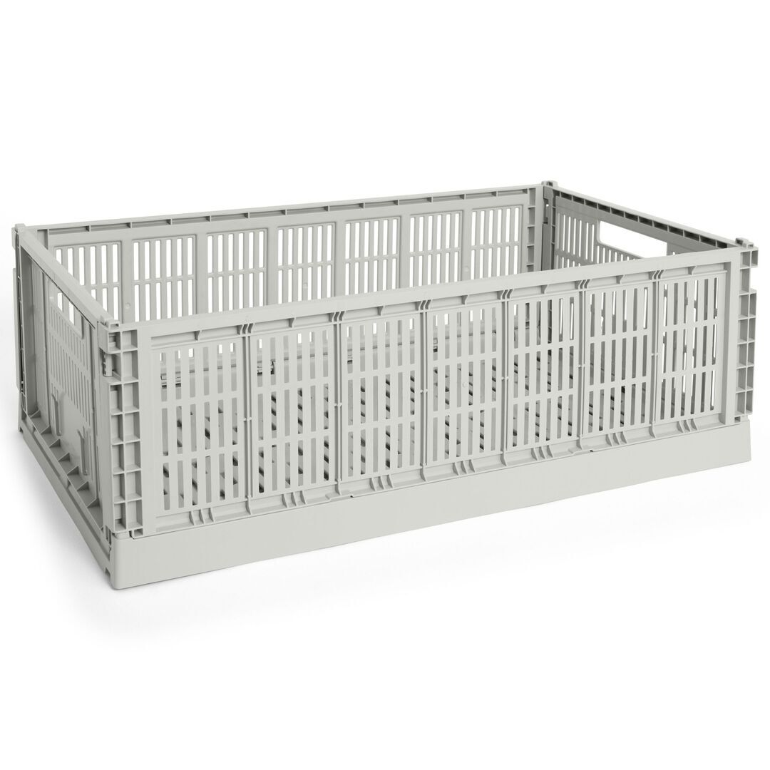 HAY Accessoires Aufbewahrungsbox Colour Crate XL von Hay Grey