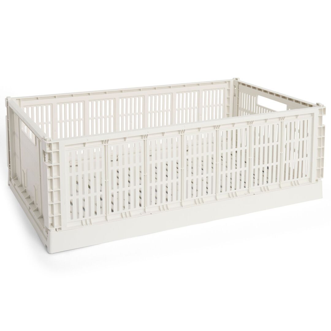 HAY Accessoires Aufbewahrungsbox Colour Crate XL von Hay Off-White