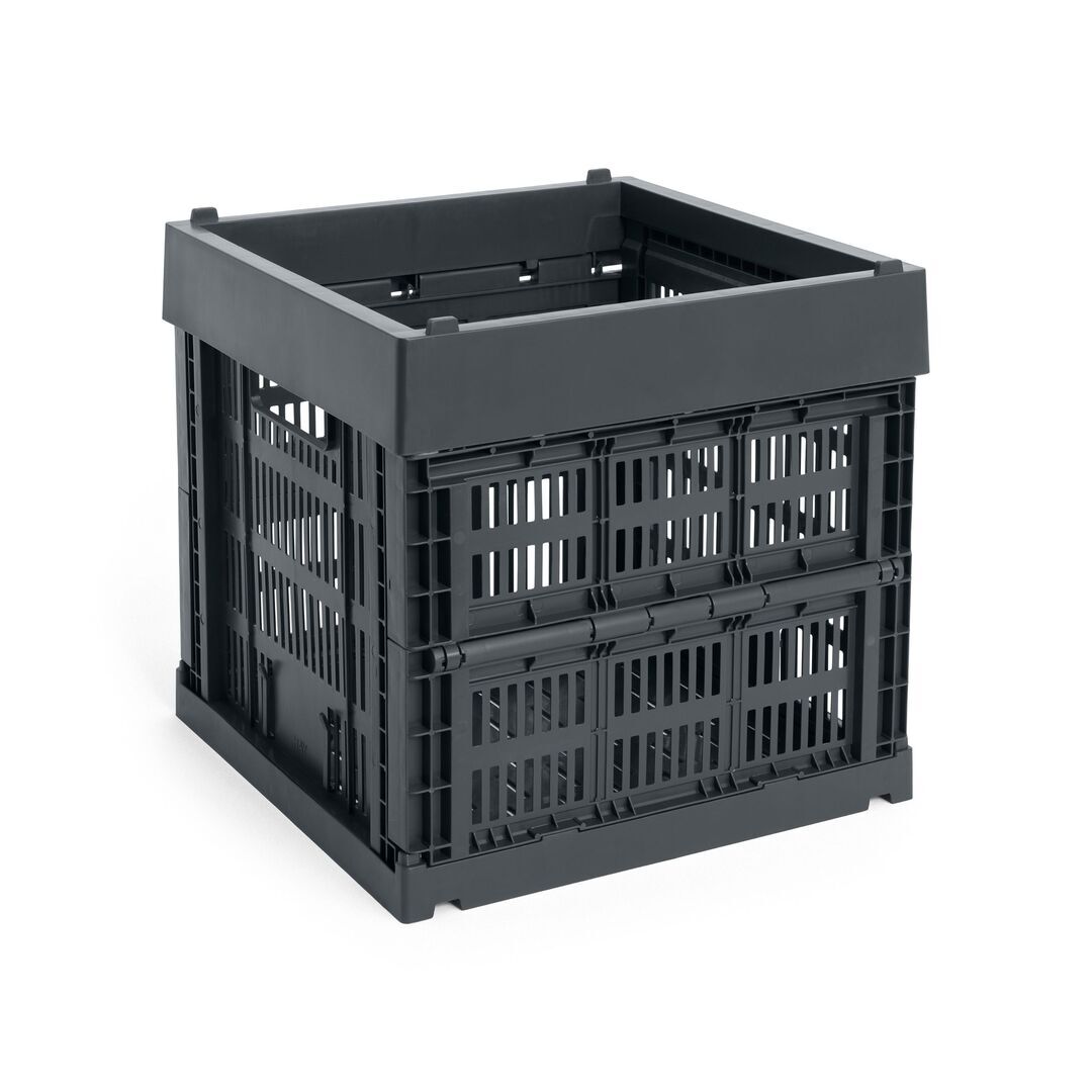 HAY Accessoires Colour Crate Cube von Hay Charcoal 