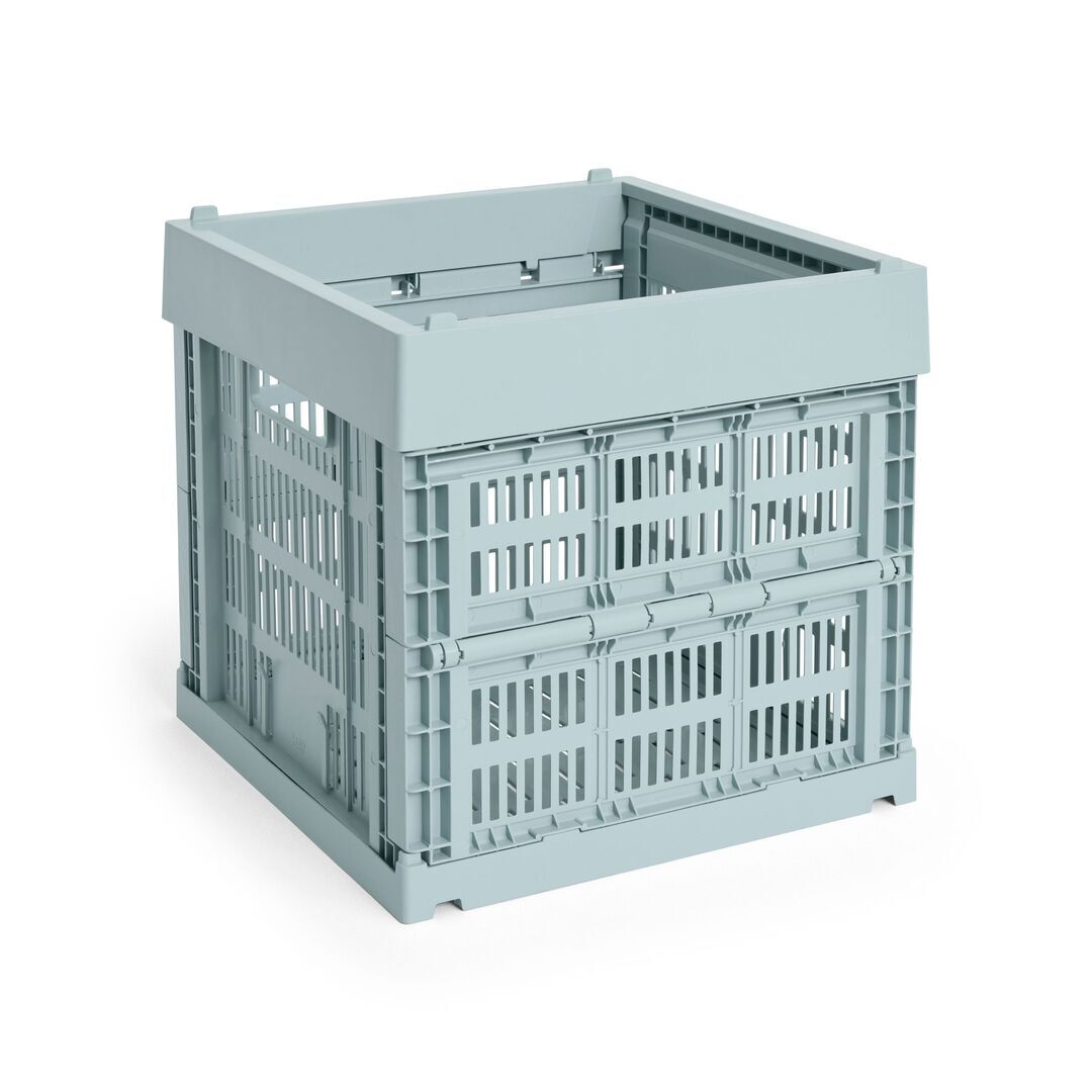 HAY Accessoires Colour Crate Cube von Hay Dusty Blue