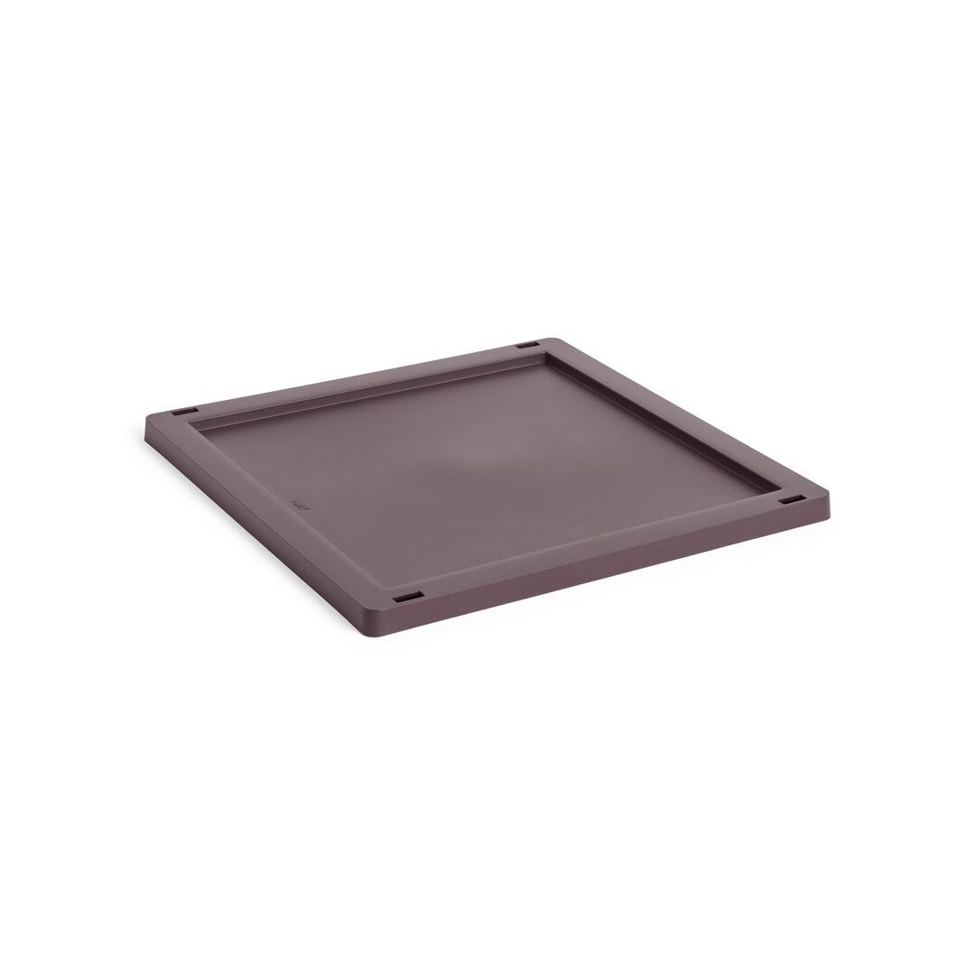 HAY Accessoires Colour Crate Lid Plastic Cube von Hay Bordeaux
