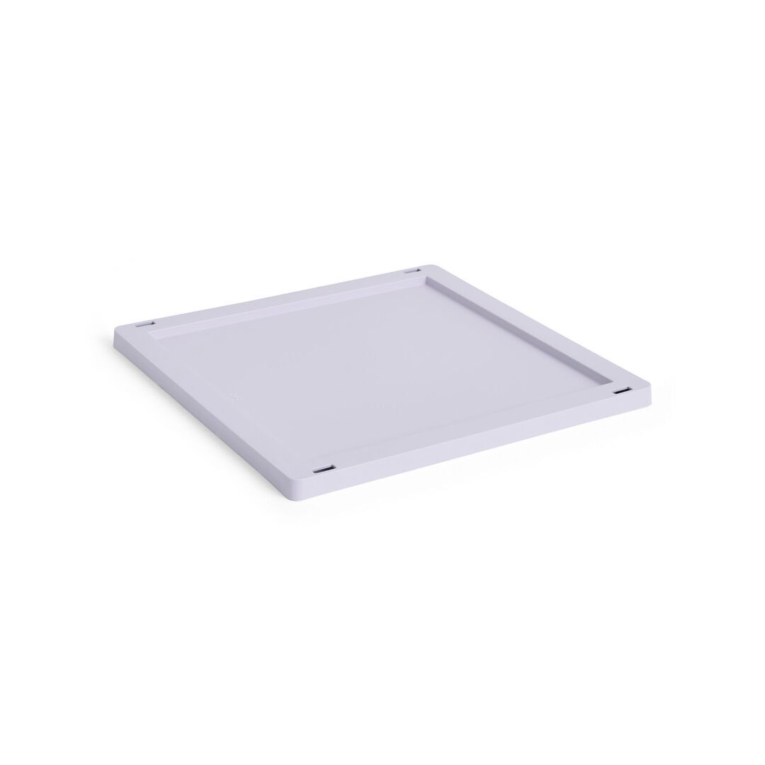 HAY Accessoires Colour Crate Lid Plastic Cube von Hay Lavender