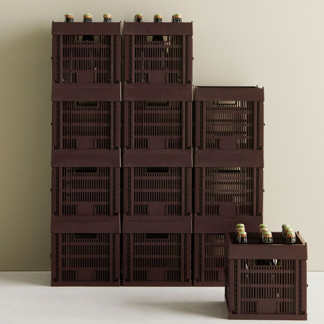 Aufbewahrungsbox Colour Crate Cube von Hay