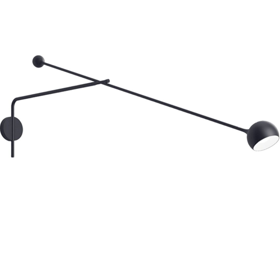 Artemide Ixa L - Wandleuchte von Artemide Anthrazit