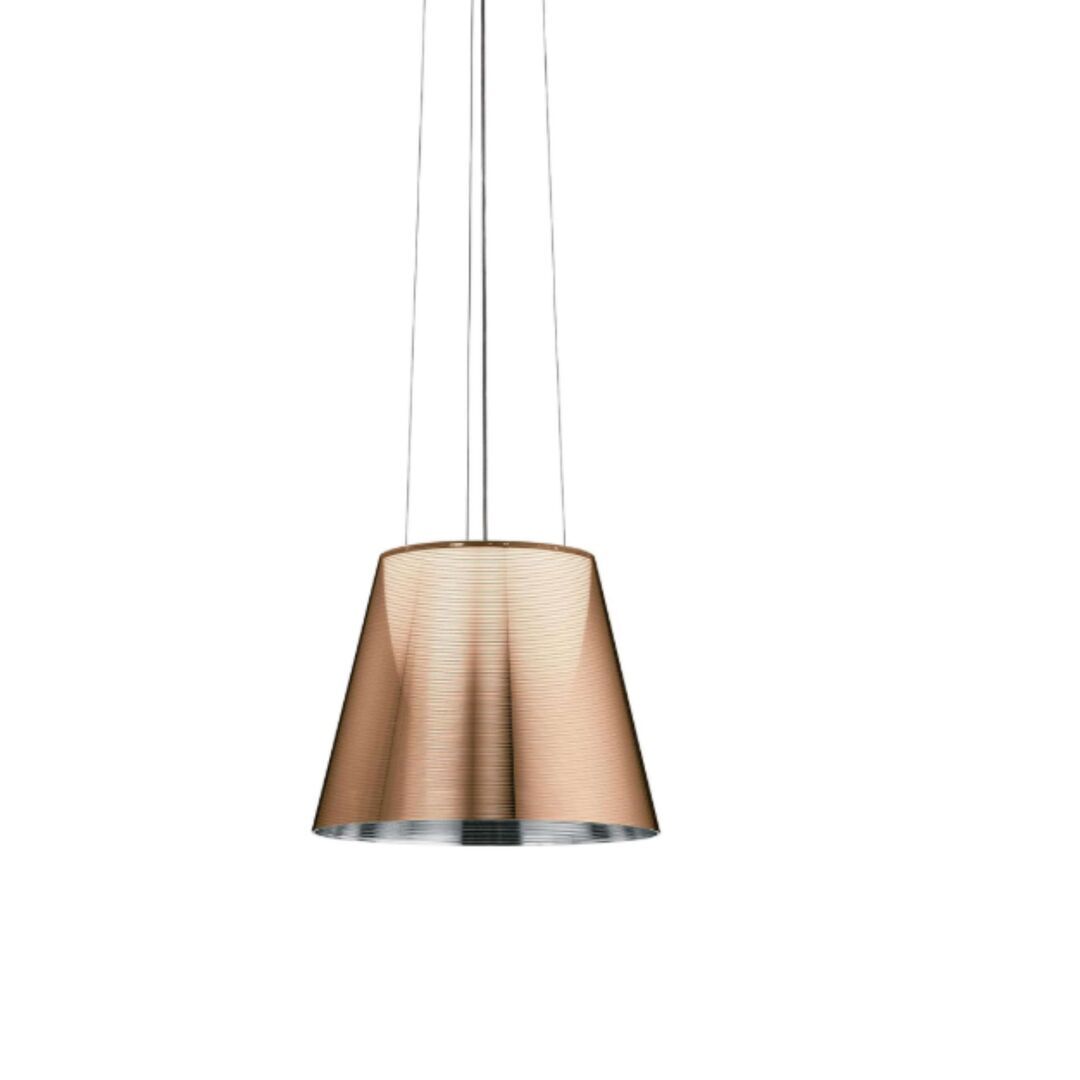 Flos Pendelleuchte KTribe S2 von Flos  Aluminium, Kunststoff, Bronze