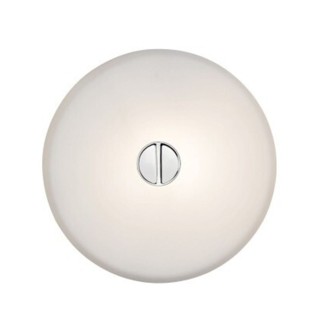 Flos Wandleuchte Button HL von Flos  Weiss