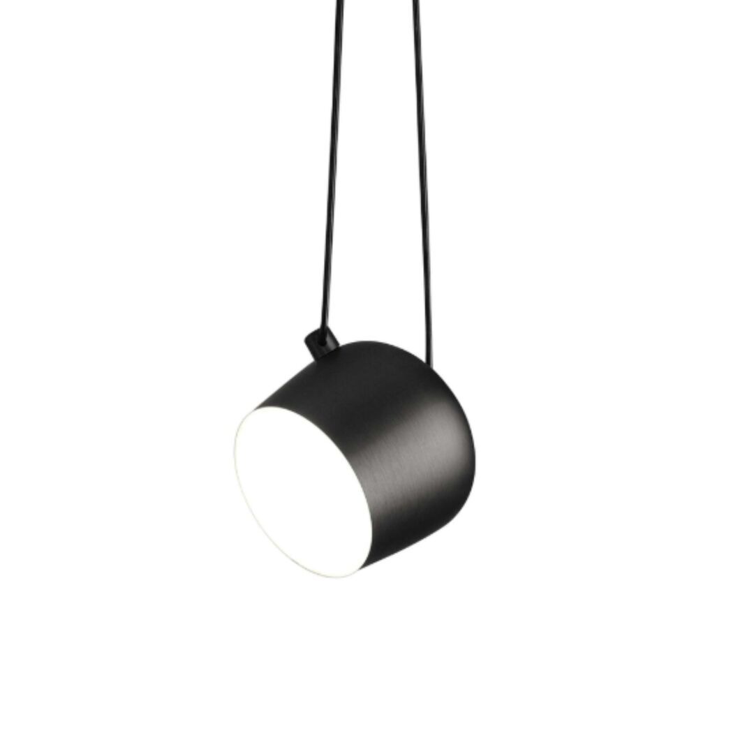 Flos Pendelleuchte Aim Set von Flos  Schwarz