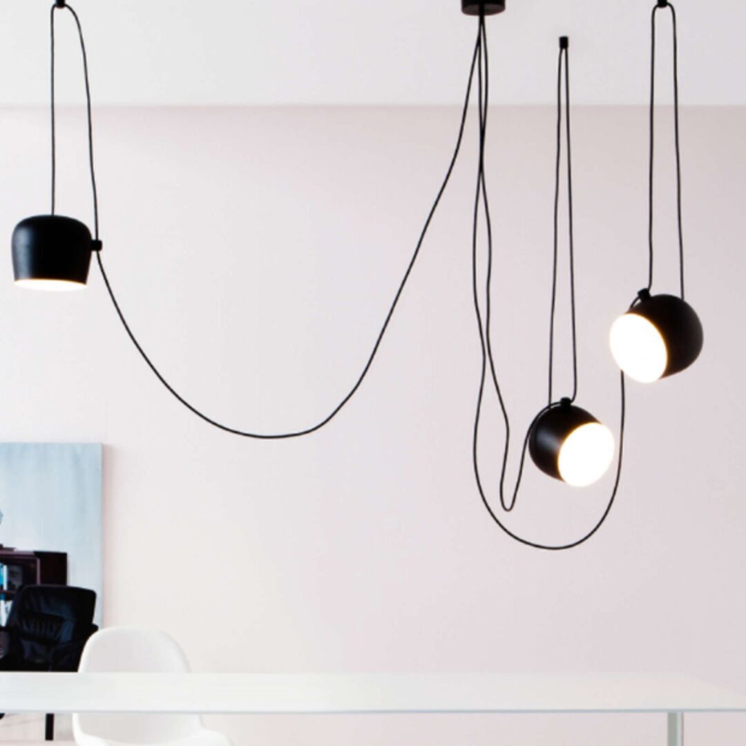 Flos Pendelleuchte Aim Set von Flos  Schwarz-2