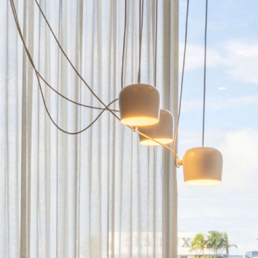 Flos Pendelleuchte Aim Set von Flos  Weiss-1