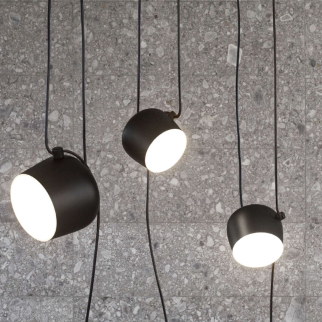 Flos Pendelleuchte Aim Set von Flos  Schwarz-1
