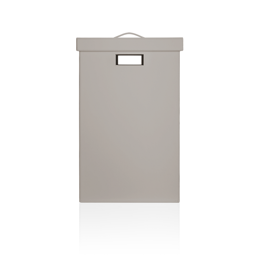 Decor Walther BROWNIE Wäschebehälter BROWNIE WB-Lederimitat Taupe