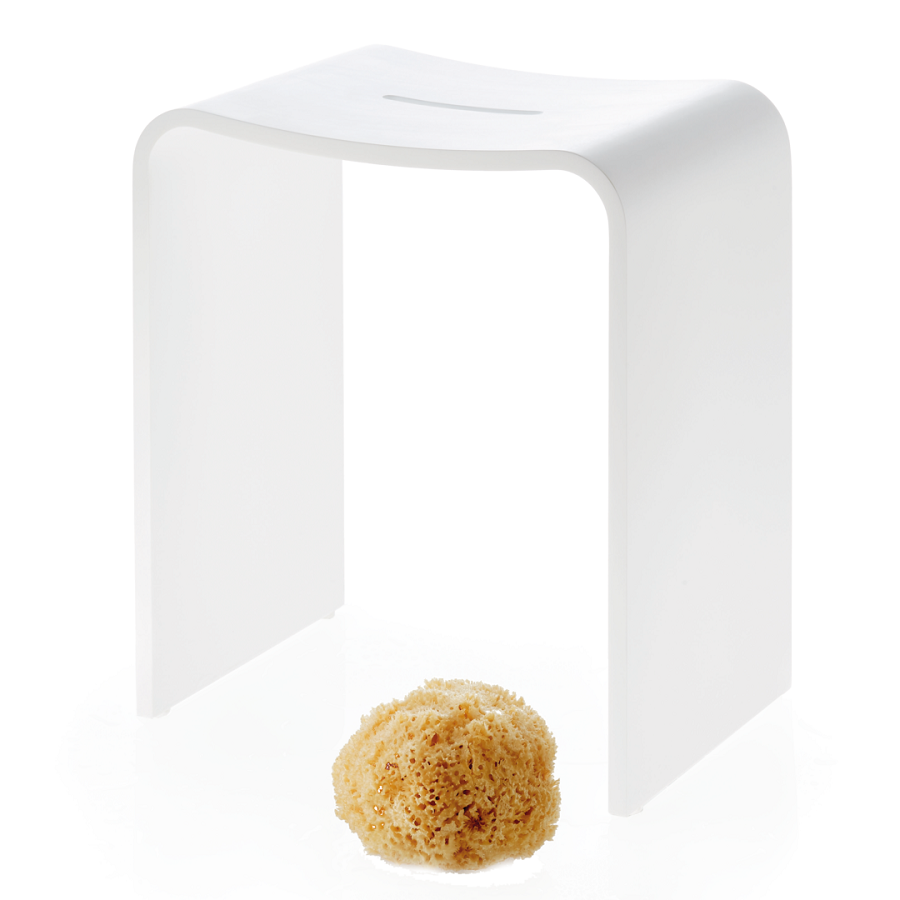 Decor Walther Duschhocker Stone Stool - Weiss
