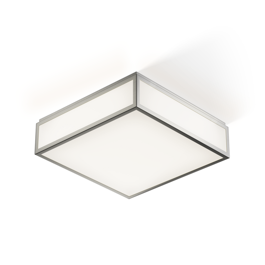 Decor Walther Decken/Wandleuchte Bauhaus 3 N LED - Nickel satiniert