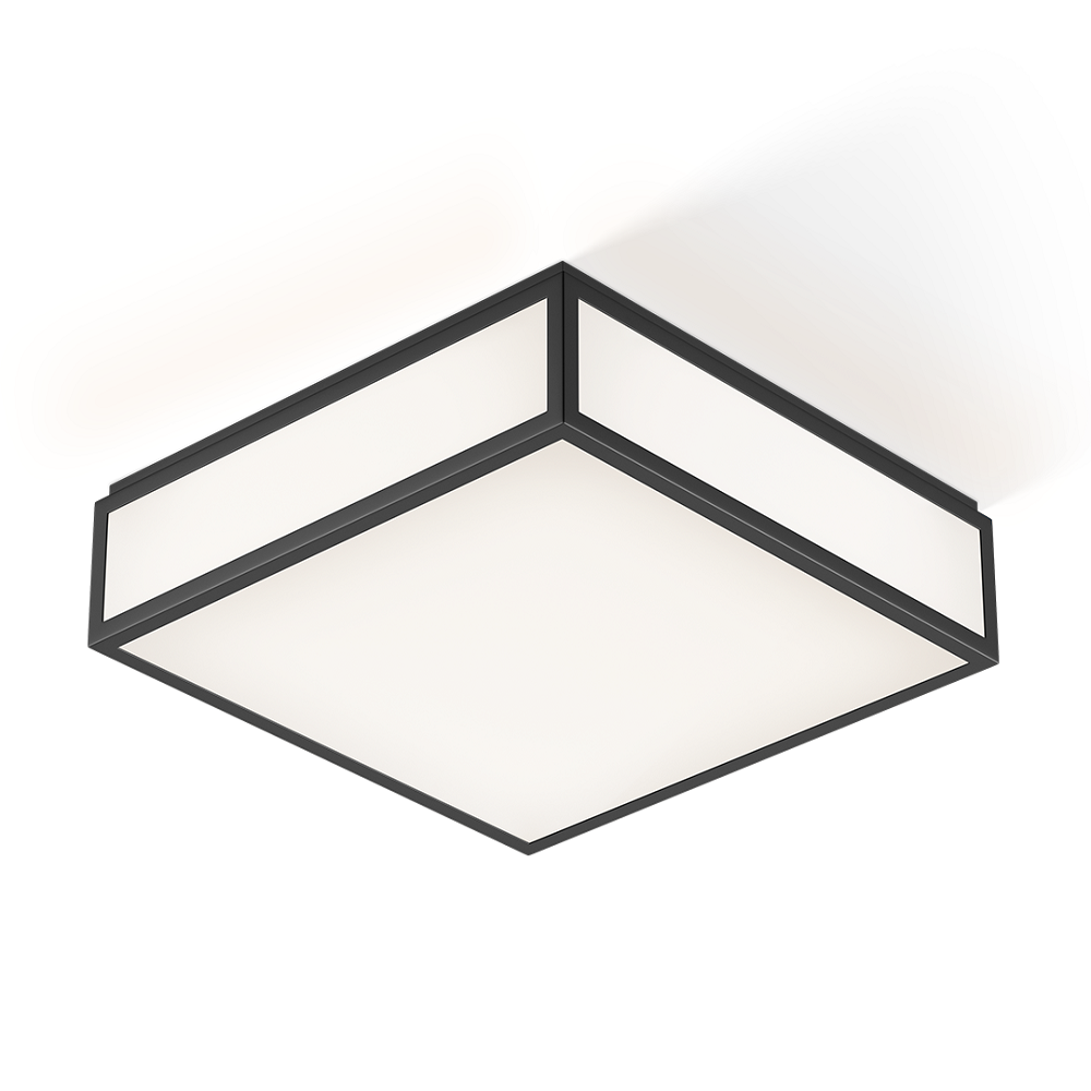 Decor Walther Decken/Wandleuchte Bauhaus 3 N LED - Schwarz Matt