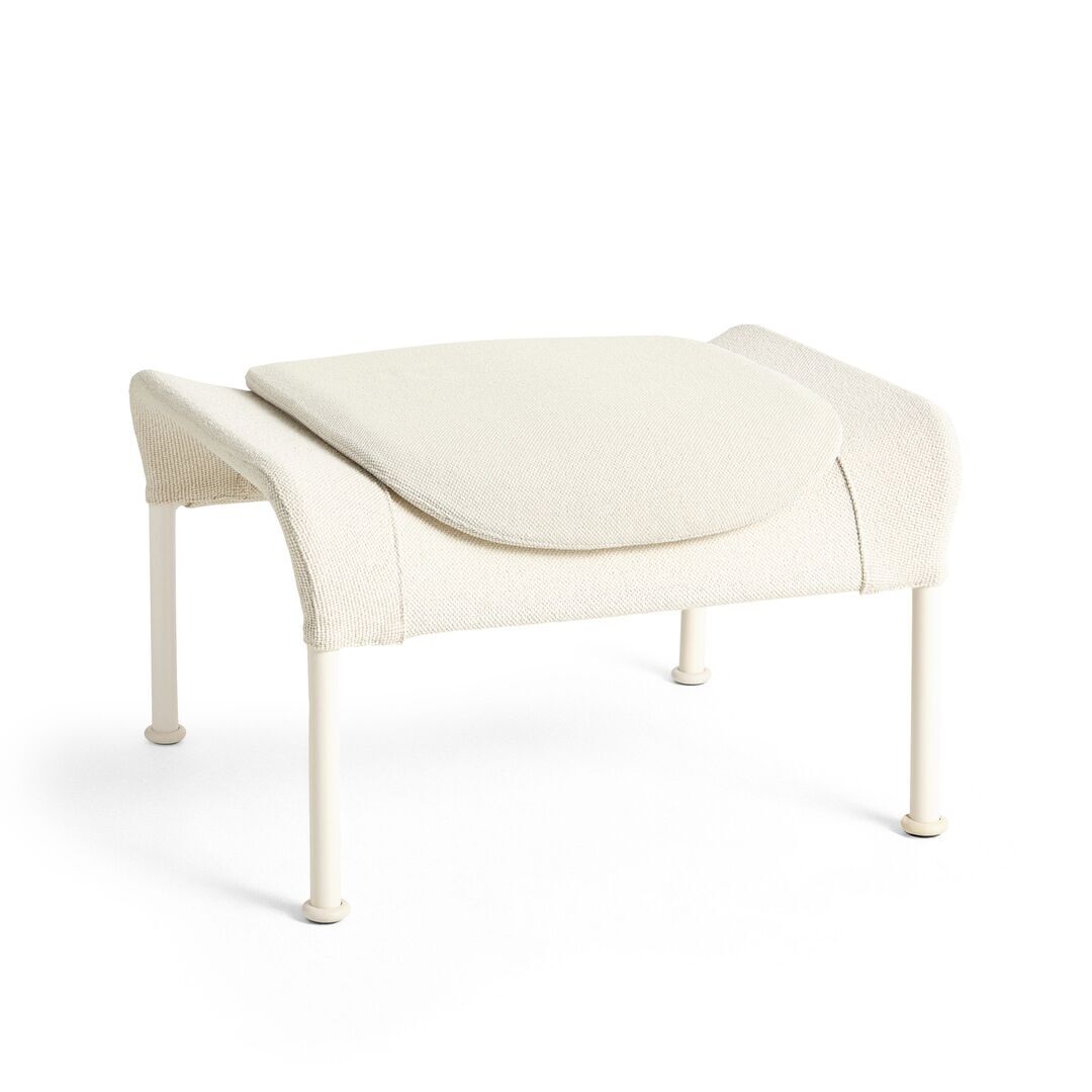 HAY Living Hay O2 Ottoman Filzgleiter, Eggshell, Lift - Soft Cream