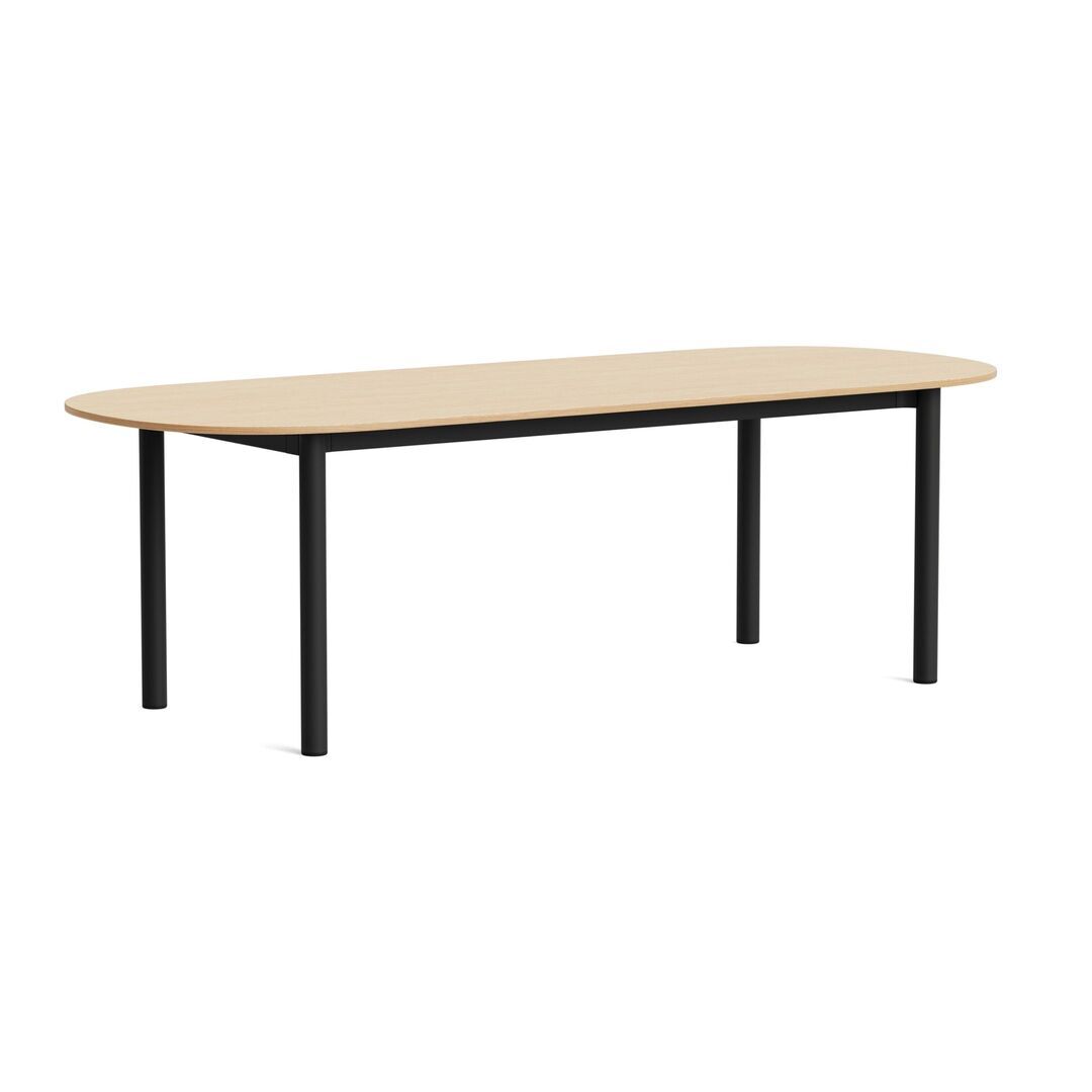 HAY Living Länglicher Esstisch Annex von Hay L: 240 cm, Eiche Wasser lackiert, Charcoal