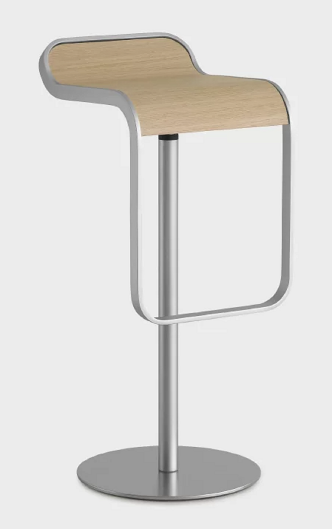 Lapalma Lem 80 Fix Hocker / Barhocker - Eiche Gebleicht